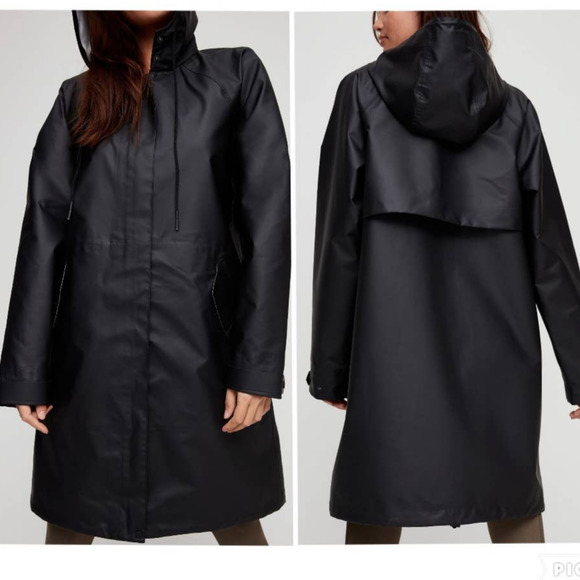 Aritzia Jackets & Blazers - ARITZIA The Group Babaton Billie Rain Jacket Blk
